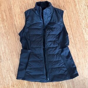 Lululemon vest, black, size 8